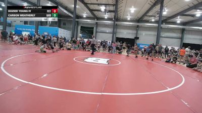 82 lbs Semifinal - Dozier Young IV, Pittsburgh vs Carson Weatherly, Gardners