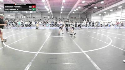 75 lbs Rr Rnd 1 - Cameron Ferreira, Iron Faith Wrestling vs Oscar Minnick, Knights Wrestling Club