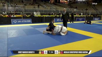 Nicklas Christopher Vinso Hartma vs Corey Marcus Dorsey II 2025 Pan Jiu Jitsu IBJJF Championship