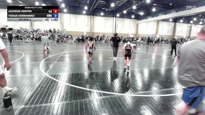 92 lbs Rr Rnd 3 - Jackson Griffin, Florida Scorpions vs Yohan Hernandez, KongKrete Wrestling Academy