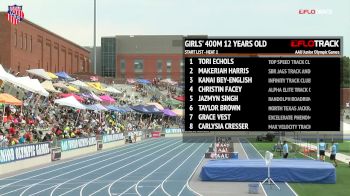 Girls' 400m, Final - Age 12