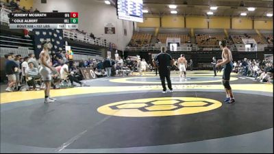 157 lbs 5th Place - Jeremy McGrath, Greens Farms Academy vs Cole Albert, The Hill School