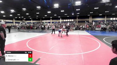 144 lbs Round Of 128 - Gavin Meraw, Silverback WC vs Joseph Cimarusti, Legacy