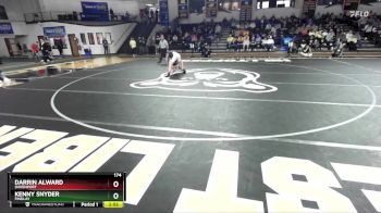 174 lbs Champ. Round 1 - Kenny Snyder, Findlay vs Darrin Alward, Davenport