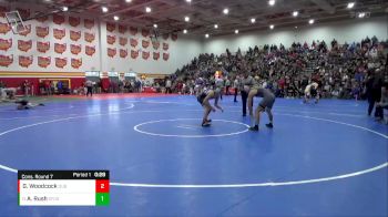 144 lbs Cons. Round 7 - Aidan Rush, Columbus St. Francis DeSales vs Grayson Woodcock, Dublin Coffman