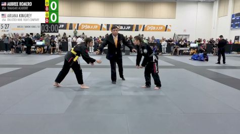 Aubree Romero vs Ariana Kingrey 2026 PBJJF Pan American Jiu-Jitsu Championships