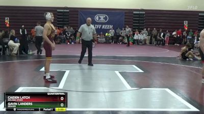 126 lbs Quarterfinal - Gavin Landers, Denver vs Caiden Latch, Roland-Story