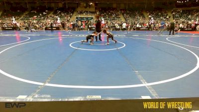 60 lbs Consi Of 8 #2 - Summer Jones, Cowboy Wrestling Club vs Mila Gutierrez, Top Rank Hammers