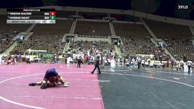 7A 157 lbs Cons. Round 2 - Tristan Walker, Robertsdale vs Thomas Raley, Baker HS