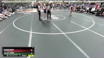 107 lbs Finals (8 Team) - Lucas Bach, Washington vs Kyler Thier, Jackson County Central