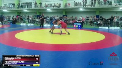 80kg Quarterfinal - Olivia Hamilton, Yarmouth WC vs Megann Nkenglack, Kempenfelt Bay WC