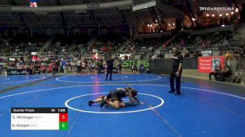 90 lbs Quarterfinal - Dawson Whitinger, Moen vs Kamden Hooper, Odessa