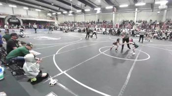 54 lbs Quarterfinal - Mikayla Knight, Saguache Wolves vs Ella Goimarac, Badlands WC