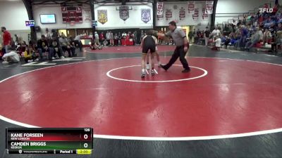 126 lbs Round 3 - Kane Forseen, New London vs Camden Briggs, Keokuk