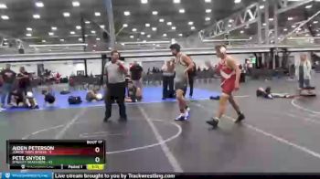 160 lbs Round 5 (8 Team) - Pete Snyder, Dynasty Death Row vs Aiden Peterson, Junior Terps Xpress