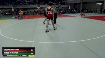 160 lbs Semis & 1st Wrestleback (8 Team) - Charlie Williams, Rocori vs Timothy DeSmet, Minneota