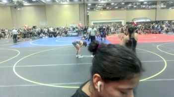 109 lbs Consi Of 32 #2 - Alyssa Prado, Thunder WC vs Sarah Perez, Mustangs WC