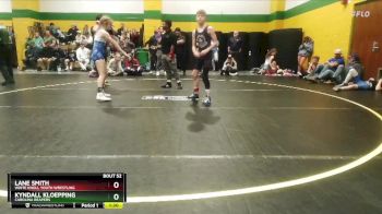 85 lbs Round 2 - Lane Smith, White Knoll Youth Wrestling vs Kyndall Kloepping, Carolina Reapers