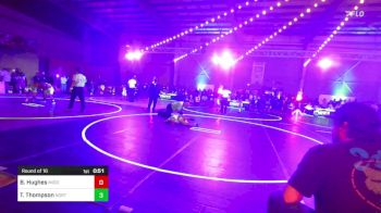 49 lbs Round Of 16 - Braxton Hughes, Middleton Wrestling Club vs Tustyn Thompson, Northwest Vikings