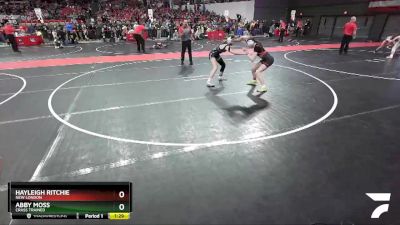 115 lbs Cons. Round 4 - Hayleigh Ritchie, New London vs Abby Moss, Crass Trained