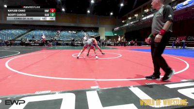 125 lbs Consi Of 16 #2 - Kayleb Chao, Unaffiliated vs Scott Cascio, Gladiator Academy