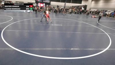 106 lbs Cons. Sub-rd Of 32 - Brayden Johnson, Steel City Reloaded Wrestling Club vs Aaron Rodriguez, Wolf Pack Wrestling TX