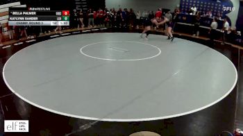 145 lbs. Champ. Round 3 - Kaylynn Sander, Lexington vs Bella Palmer, Odessa
