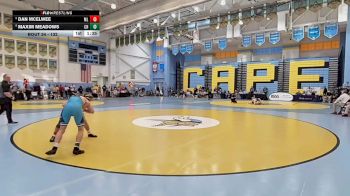 132 lbs Champ. Round 1 - Dan McElwee, Milford Senior vs Maxim Meadows, Cape Henlopen H S