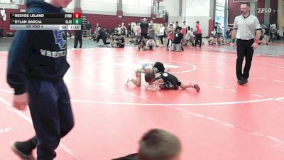 55 lbs Rr Rnd 4 - Reeves Leland, Svrwc vs Rylan Garcia, Gladiator Wrestling