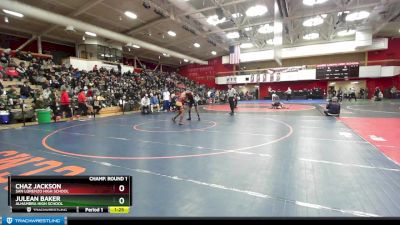 115 lbs Champ. Round 1 - Julean Baker, Alhambra High School vs Chaz Jackson, San Lorenzo High School