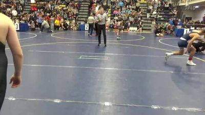 124 lbs Round Of 16 - Sawyer Albert, Citrus County vs Noah McEnroe, Eagle WC