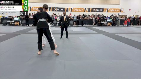 Nicholas Ortiz vs Jacob Shearer 2026 PBJJF Pan American Jiu-Jitsu Championships