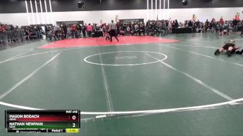 90 lbs Quarterfinal - Nathan Newman, SEHS vs Mason Bodach, MBHS