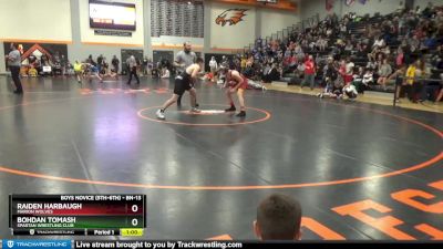 BN-13 lbs Round 2 - Raiden Harbaugh, Marion Wolves vs Bohdan Tomash, Spartan Wrestling Club