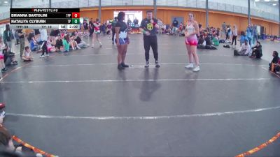 175 lbs Round 3 (4 Team) - Nataliya Clyburn, Team Palmetto Purple vs Brianna Bartolini, Team Palmetto Pink