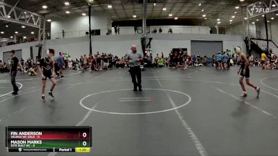 98 lbs Round 3 (8 Team) - Mason Marks, Este Built WC vs Fin Anderson, Validus WC Gold