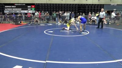 145 lbs Quarterfinal - Joshua Hale, Manchester vs Alfredo Bermudez, North Bergen