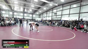 165 lbs Cons. Round 3 - Wyatt Hanssen, Wasatch vs Karson Curtis, North Sanpete