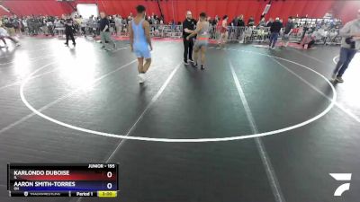 195 lbs Cons. Round 1 - Karlondo Duboise, IL vs Aaron Smith-Torres, OH