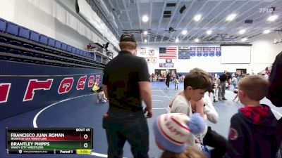 67 lbs Champ. Round 1 - Francisco Juan Roman, Riverton USA Wrestling vs Brantley Phipps, Windy City Wrestlers