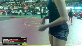 G - 138 lbs Cons. Round 5 - Sheridan Black, Columbia Falls Girls vs Yasmine Tatsey-McKay, Browning Girls