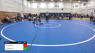 90 lbs Round 1 - Santiago Guillent, SoCal Grappling vs Jalon Samonte, Fremont Warriors