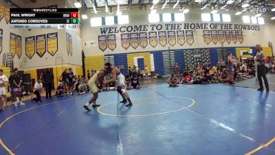 190 lbs Champ Round 1 (16 Team) - Paul Wright, Braves WC vs Antonio Cordoves, Eagle Empire