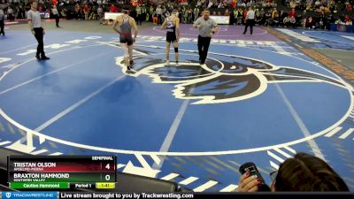 Semifinal - Tristan Olson, Anselmo-Merna vs Braxton Hammond, Southern Valley