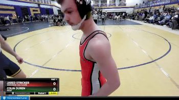 174 lbs Champ. Round 2 - Jared Stricker, Wisconsin-Eau Claire vs Colin Duren, MSOE
