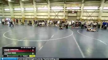 129 lbs Semifinal - Mathias Reed, Union vs Caleb Christian, Riverton