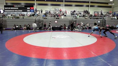 126 lbs Consi Of 8 #2 - Daylin Brunson, Georgia vs Jonderious Williams, Troup Wrestling