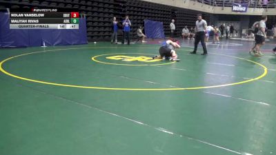 134 lbs Quarterfinal - Nolan Vanselow, South Park vs Maliyah Rivas, Ashley