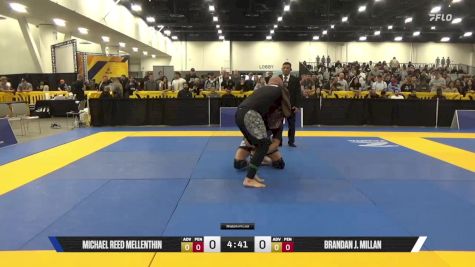 Brandan J. Millan vs Michael Reed Mellenthin 2025 World IBJJF Jiu-Jitsu No-Gi Championship
