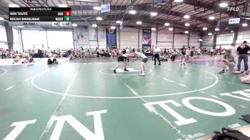 135 lbs Rr Rnd 1 - Ben Taute, Iron Faith Wrestling vs Micah Engelman, Mat Assassins Red